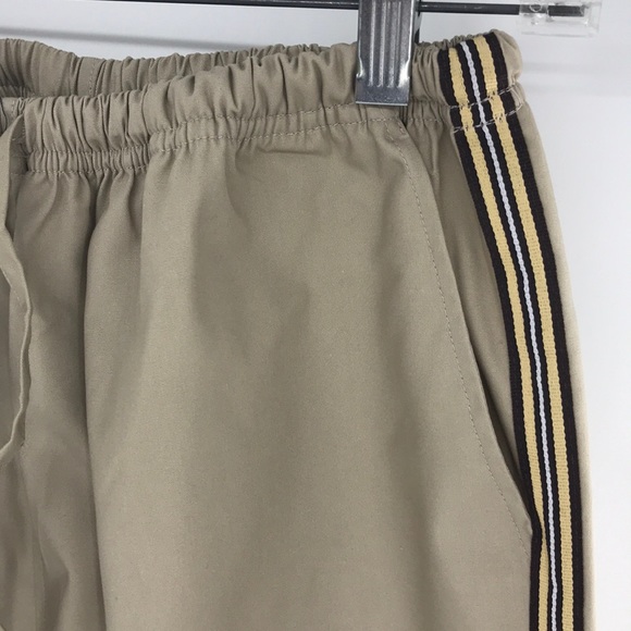 NEW Sm Tan Scrub Pants MedicalUniform Side Stripe - Picture 2 of 10